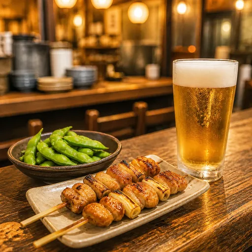 焼き鳥とビールの店舗イメージ